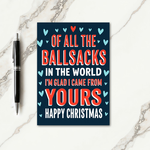 Ballsacks Christmas Card