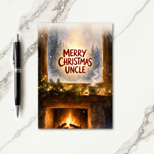 Uncle Christmas Card
