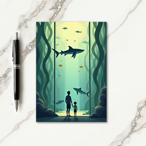 Underwater Dads Day Card