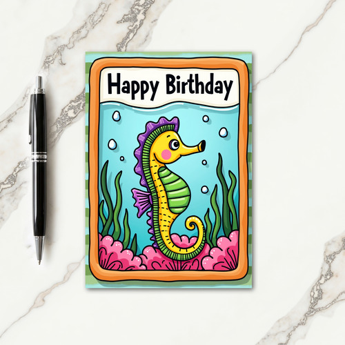Underwater Fun Birthday Card