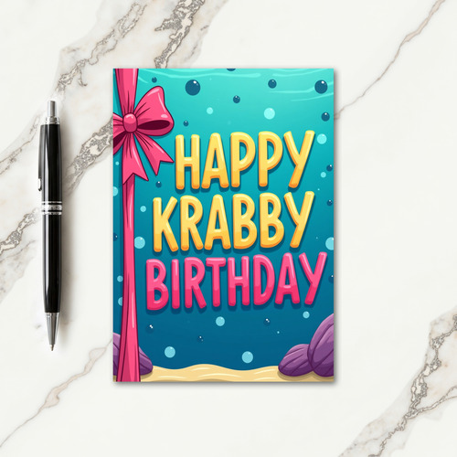 Underwater Joy Birthday Card