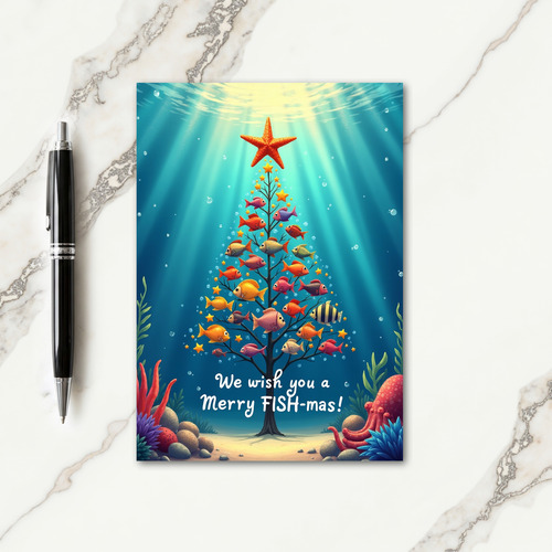 Underwater Wonder Christmas Card