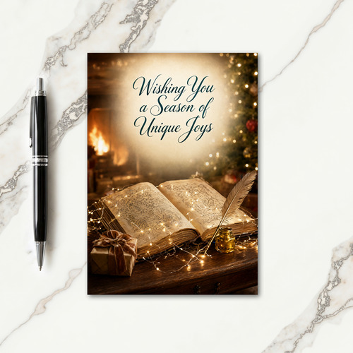 Unique Christmas Card Verses Card