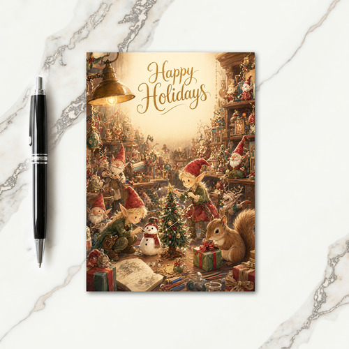 Unique Holiday Card Designs Card