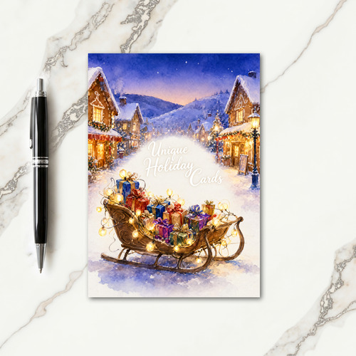 Unique Holiday Cards Designs Card