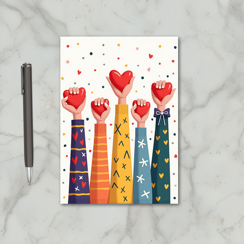 United Hearts Of Love Card