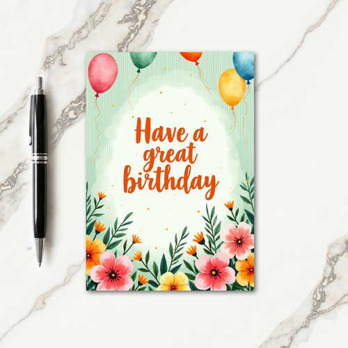 Uplifting Birthday Glowing Card
