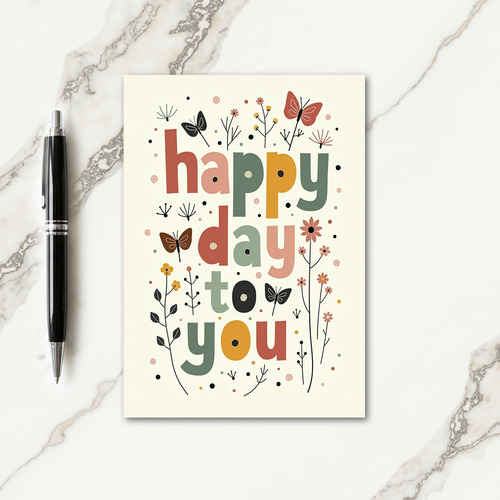 Uplifting Floral Birthday Card