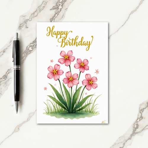 Uplifting Garden Birthday Card