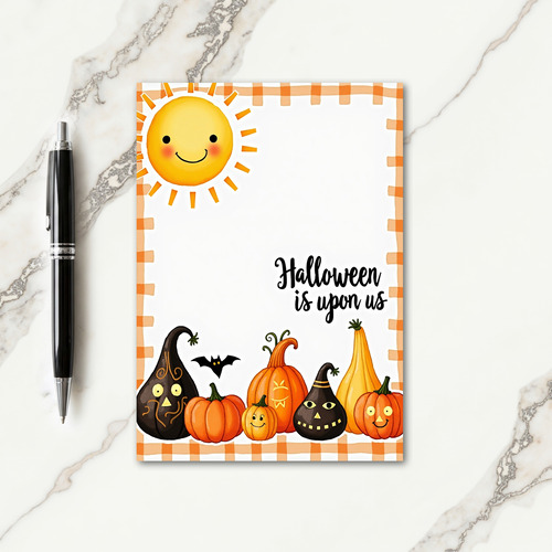 Upon Us Halloween Card