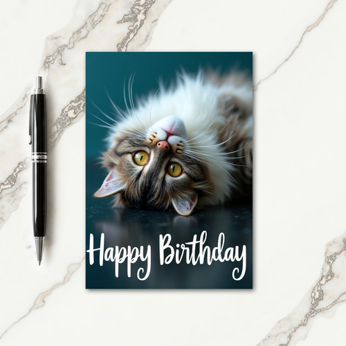 Upside Down Birthday Card