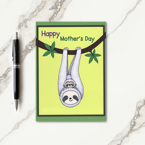 Upside Down Love Mothers Day Card