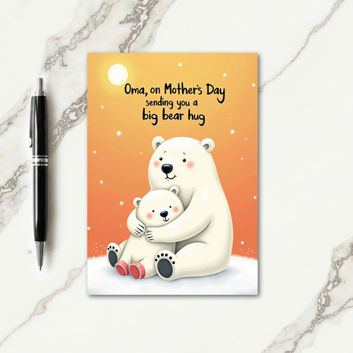 Ursine Sweet Mothers Day Card