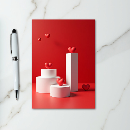 Valentine Love Heart Card