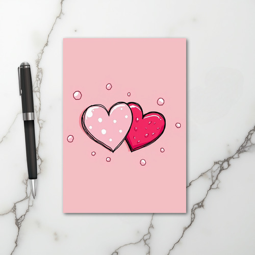 Valentine Love Hearts Card