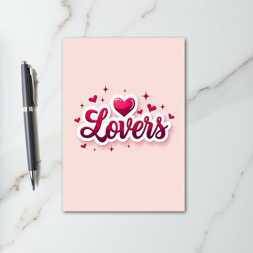 Valentine Lovers Card