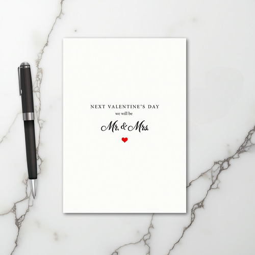 Valentine Mr And Mrs To Be Card