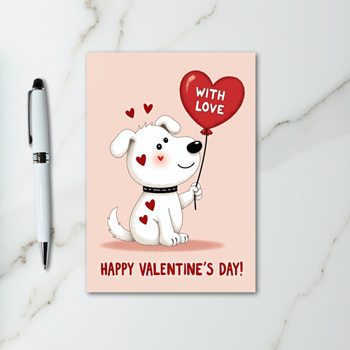Valentine Puppy Love Card