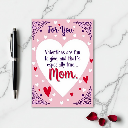 Valentines Day Card For Mom