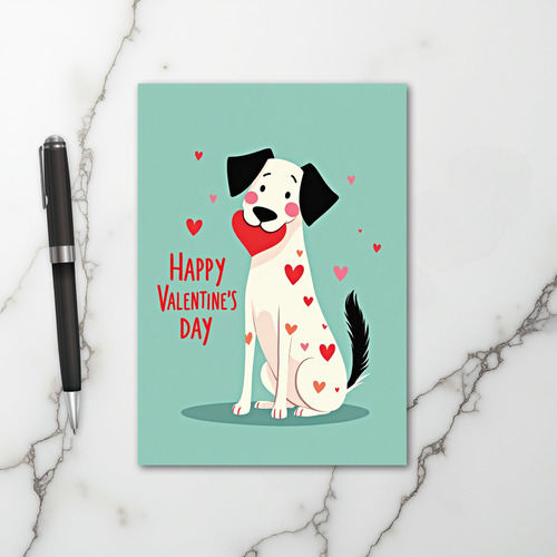 Valentines Day Cute Dog Card