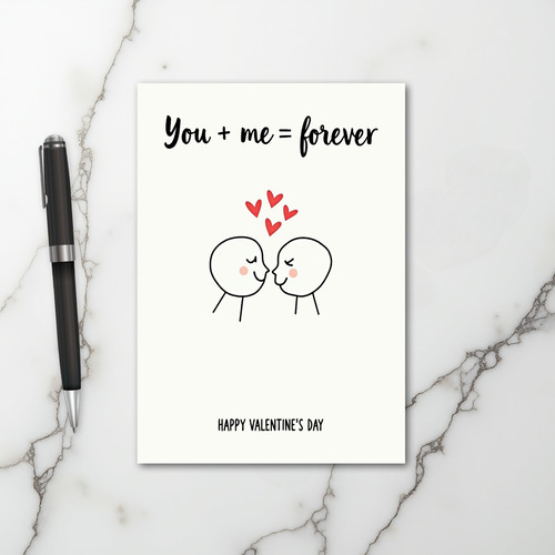 Valentines Day Forever Love Card