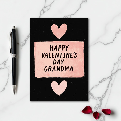 Valentines Day Grandma Heartfelt Card