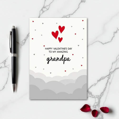 Valentines Day Grandpa Love Card