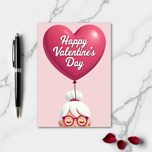 Valentines Day Happy Heart Card