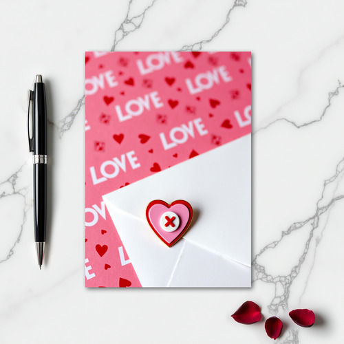 Valentines Day Heart Love Card