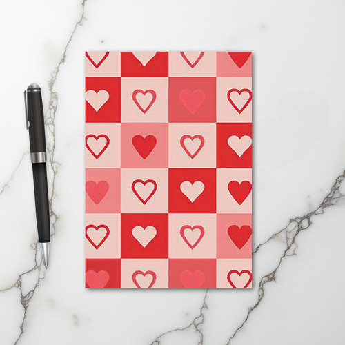 Valentines Day Hearts Card