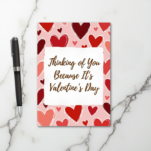 Valentines Day Thinking Of You Card