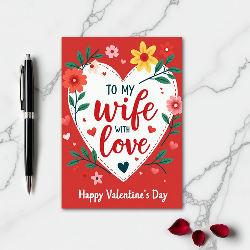 Valentines Day Wife Love Card