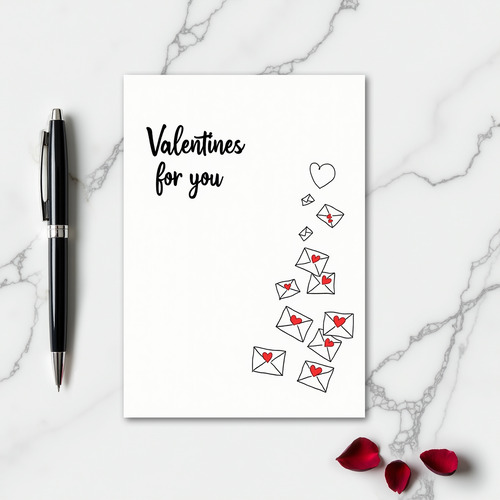 Valentines For You Heartfelt Card