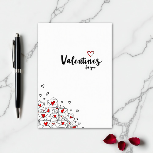 Valentines For You Love Card