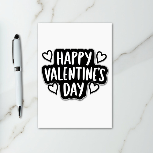 Valentines Heart Die Cut Card