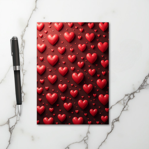 Valentines Hearts Love Card