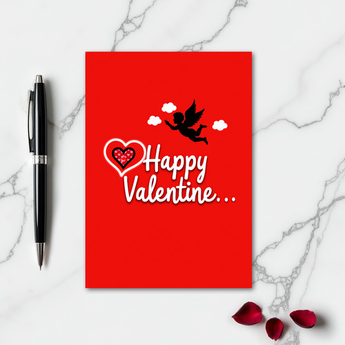 Valentines Love Cupid Card