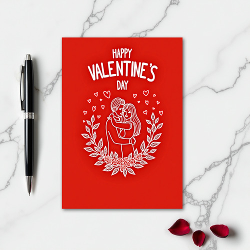 Valentines Love Story Card