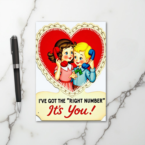 Valentines Sweethearts Phone Card