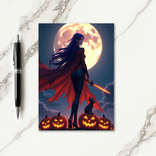 Vampire Queens Halloween Card thumbnail