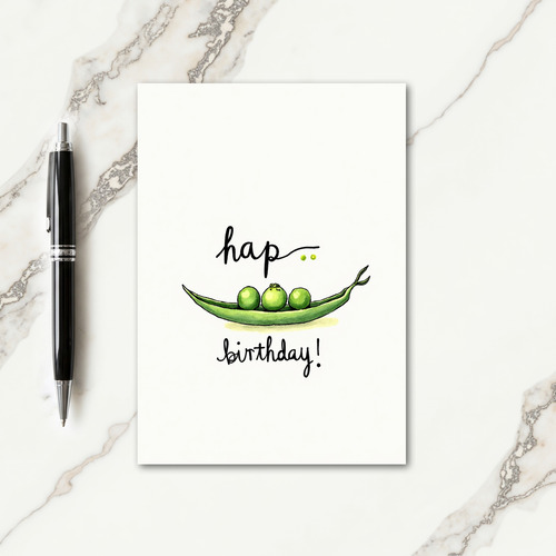 Vegetable Birthday Card