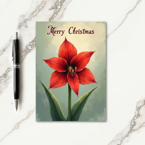 Velvet Bloom Christmas Card