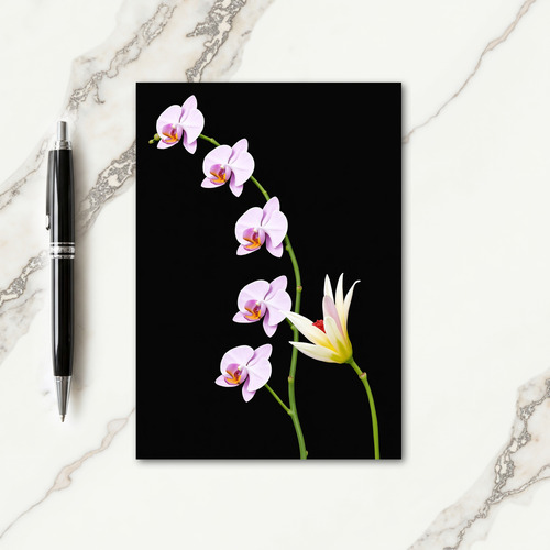 Velvet Bloom Flower Card