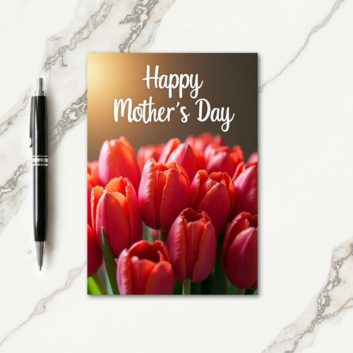 Velvet Blooms Faux Gold Foil Card