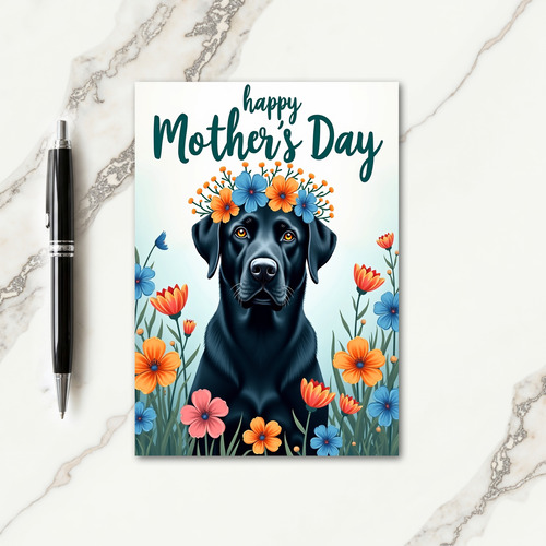 Velvet Canine Celebration Card