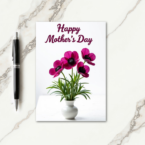 Velvet Core Mothers Day Card