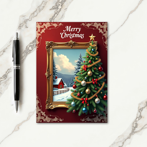Velvet Cottage Christmas Card thumbnail