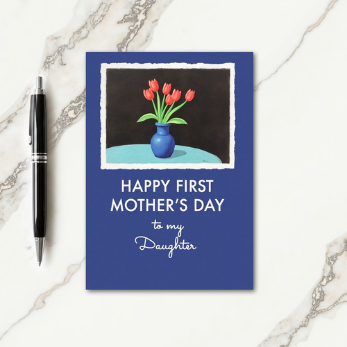Velvet Floral Happy Day Card