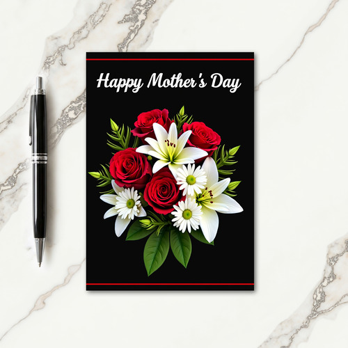 Velvet Floral Occasion Card