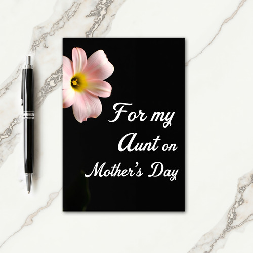 Velvet Flower Custom Card